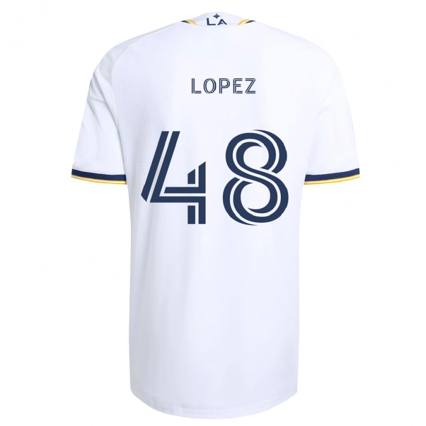 Danxen Niño Camiseta Diego López #48 Azul Amarillo Y Blanco 1ª Equipación 2026/27 La Camisa México