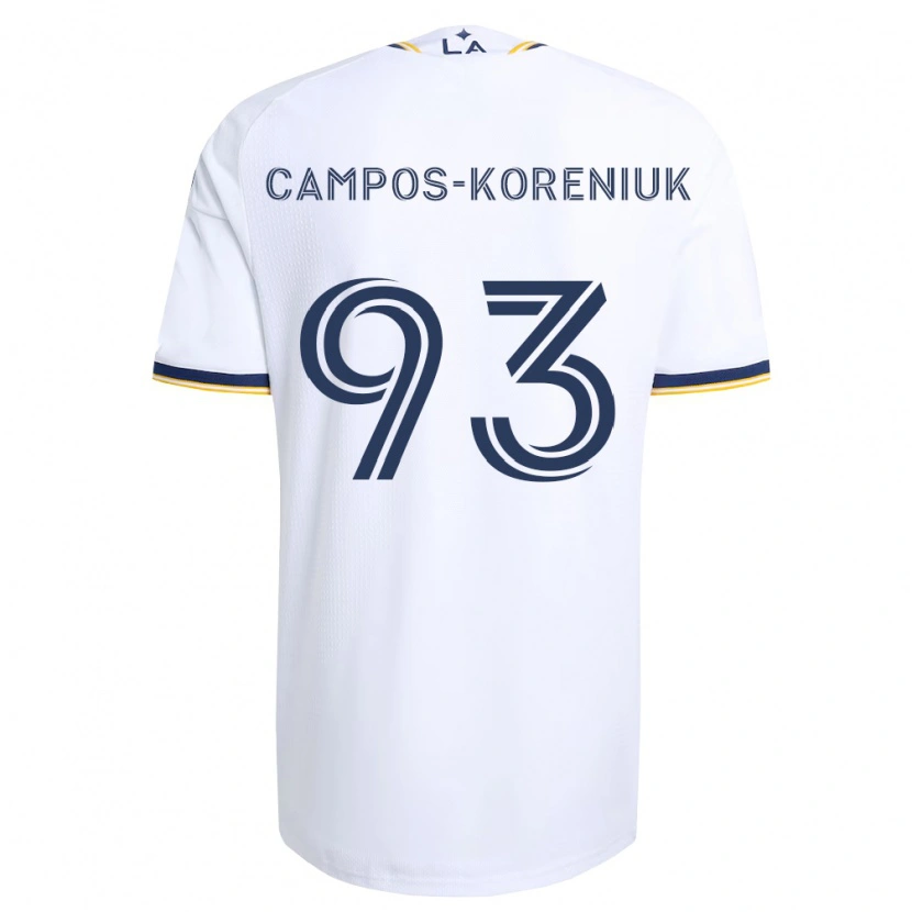 Danxen Niño Camiseta K Campos-Koreniuk #93 Azul Amarillo Y Blanco 1ª Equipación 2026/27 La Camisa México