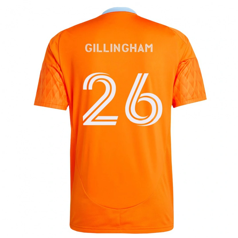 Danxen Niño Camiseta Blake Gillingham #26 Naranja Blanco 1ª Equipación 2026/27 La Camisa México