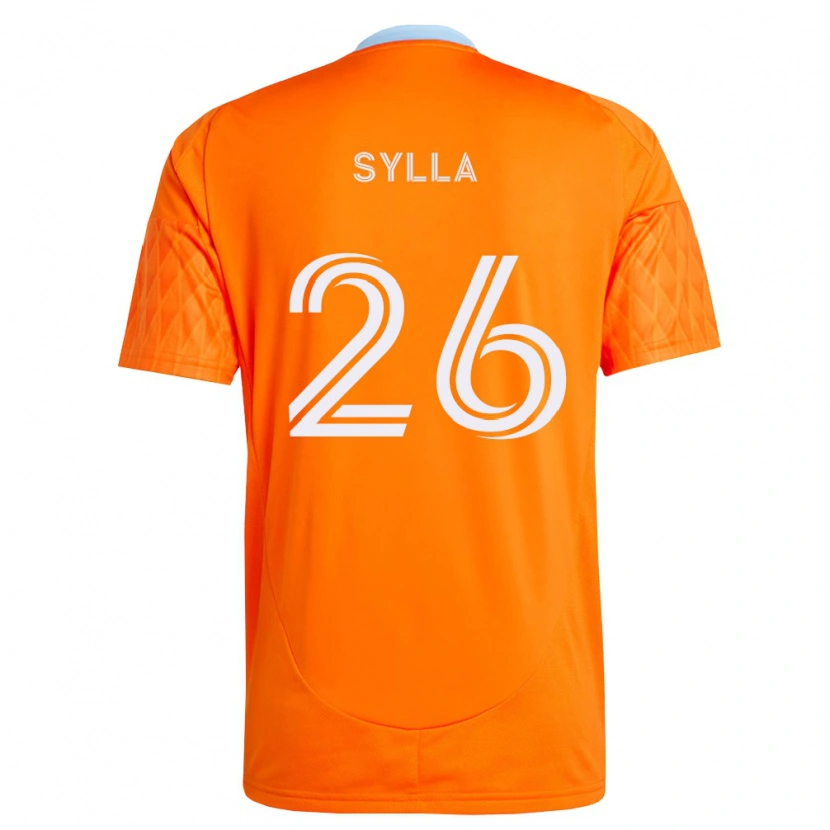 Danxen Niño Camiseta Ousmane Sylla #26 Naranja Blanco 1ª Equipación 2026/27 La Camisa México