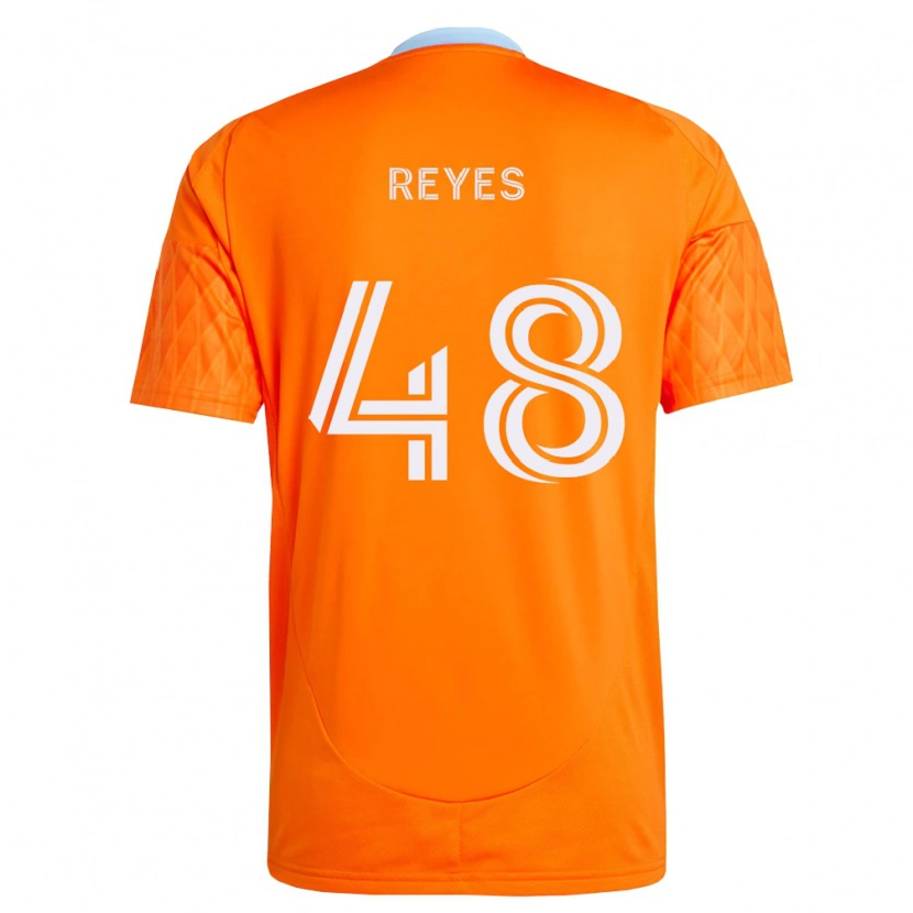 Danxen Niño Camiseta Dylan Reyes #48 Naranja Blanco 1ª Equipación 2026/27 La Camisa México