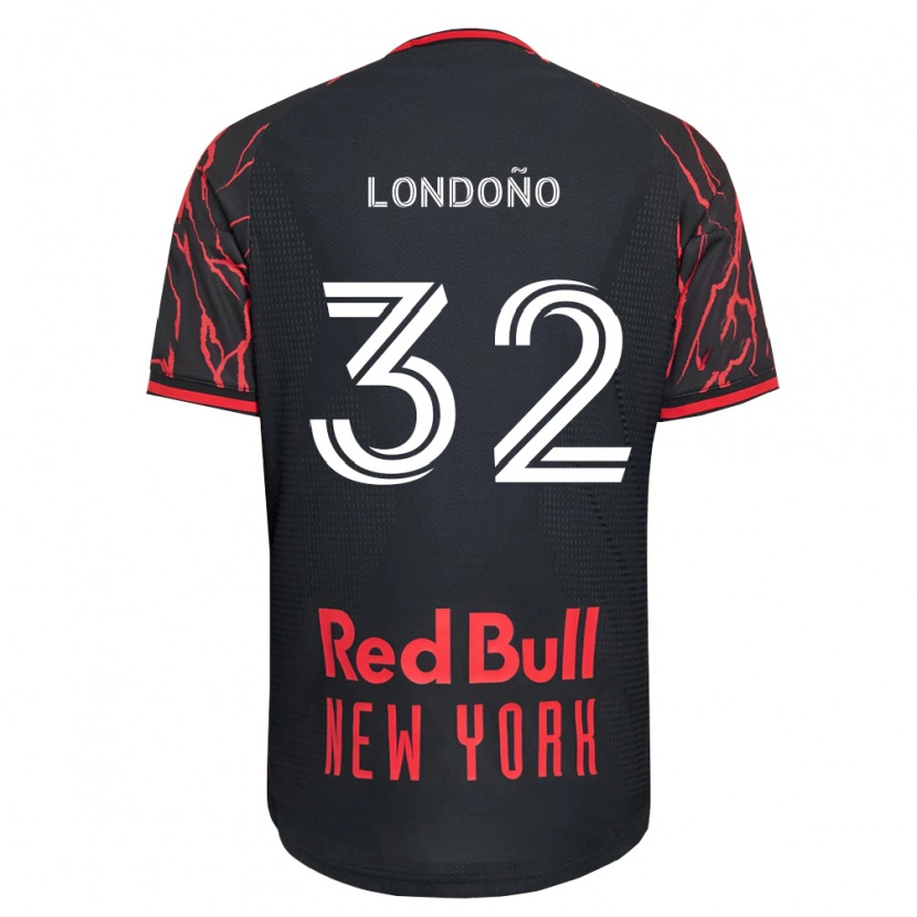 Danxen Niño Camiseta Erick Londoño #32 Rojo Negro Blanco 1ª Equipación 2026/27 La Camisa México
