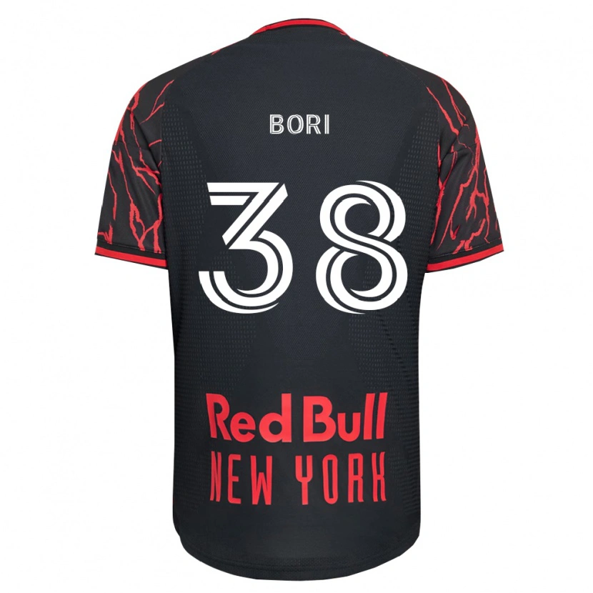 Danxen Niño Camiseta Jason Bori #38 Rojo Negro Blanco 1ª Equipación 2026/27 La Camisa México