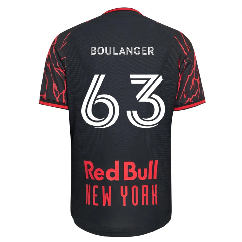 Danxen Niño Camiseta Brady Boulanger #63 Rojo Negro Blanco 1ª Equipación 2026/27 La Camisa México