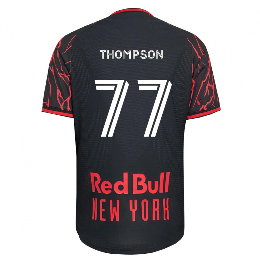 Danxen Niño Camiseta Amos Shapiro-Thompson #77 Rojo Negro Blanco 1ª Equipación 2026/27 La Camisa México