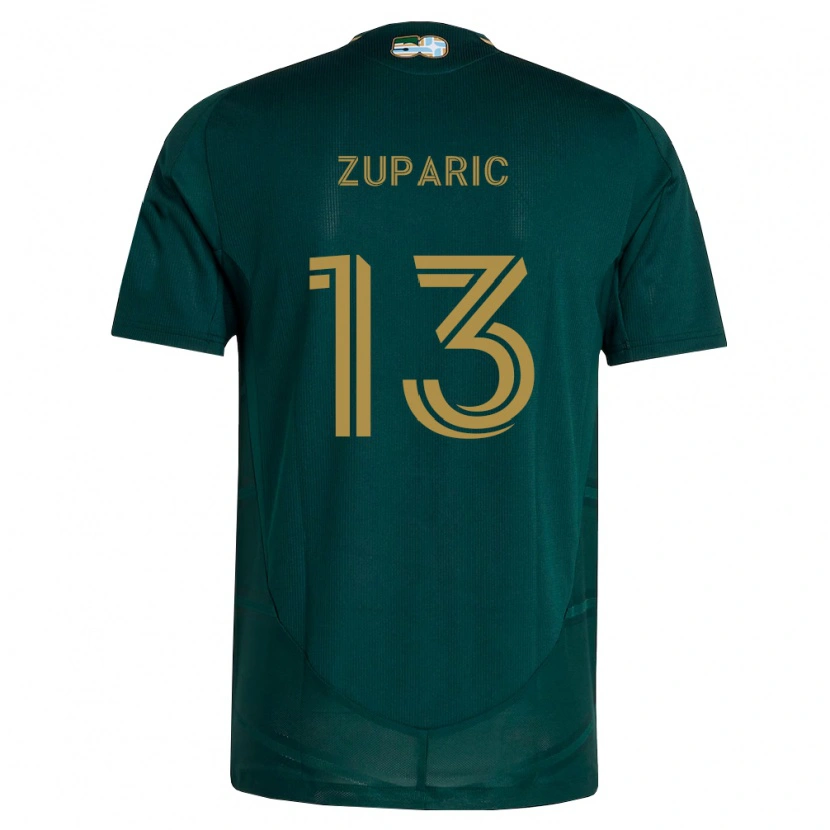 Danxen Niño Camiseta Dario Zuparic #13 Verde Oscuro Marrón 1ª Equipación 2026/27 La Camisa México