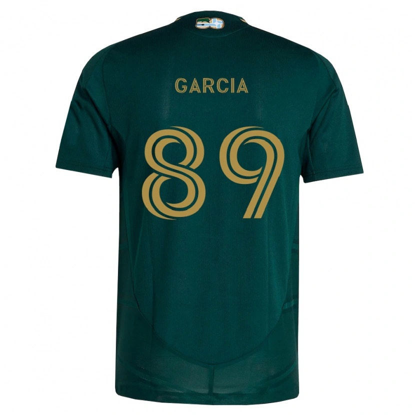 Danxen Niño Camiseta Xavier Garcia #89 Verde Oscuro Marrón 1ª Equipación 2026/27 La Camisa México