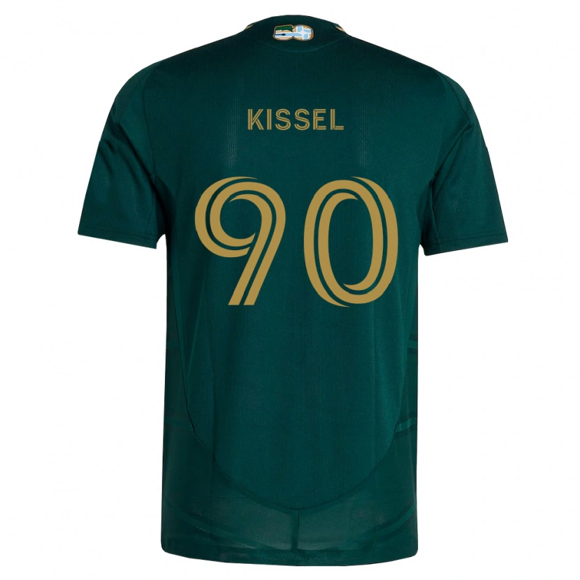 Danxen Niño Camiseta Maximilian Kissel #90 Verde Oscuro Marrón 1ª Equipación 2026/27 La Camisa México