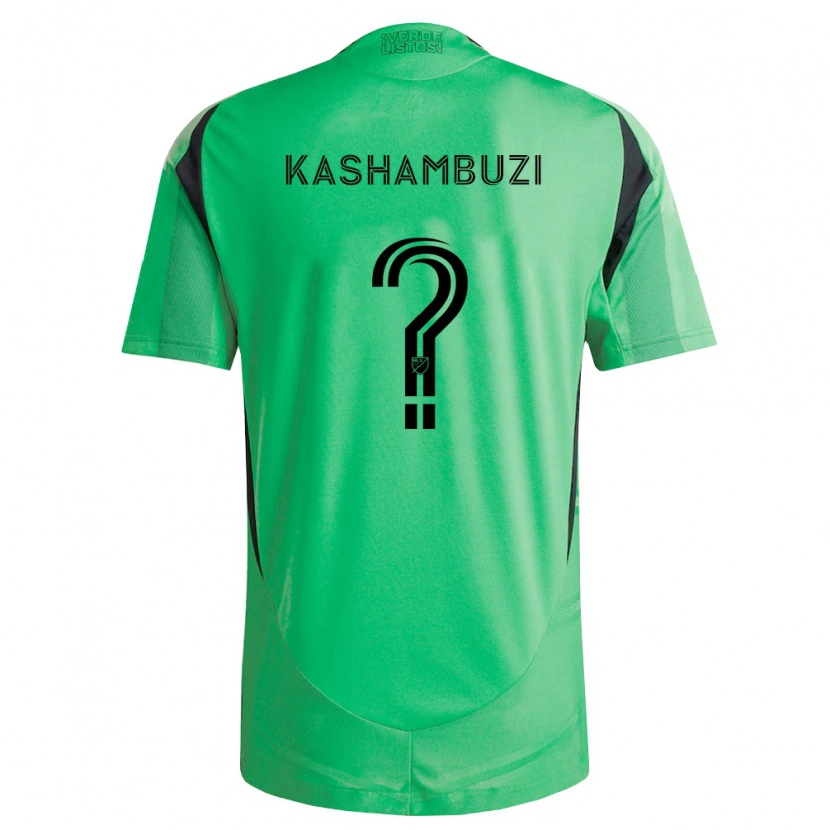 Danxen Niño Camiseta Nick Kashambuzi #0 Verde Esmeralda Negro 1ª Equipación 2026/27 La Camisa México