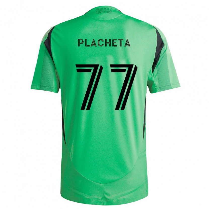 Danxen Niño Camiseta Przemysław Płacheta #77 Verde Esmeralda Negro 1ª Equipación 2026/27 La Camisa México