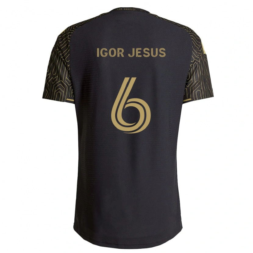 Danxen Niño Camiseta Igor Jesus #6 Marrón Negro 1ª Equipación 2026/27 La Camisa México