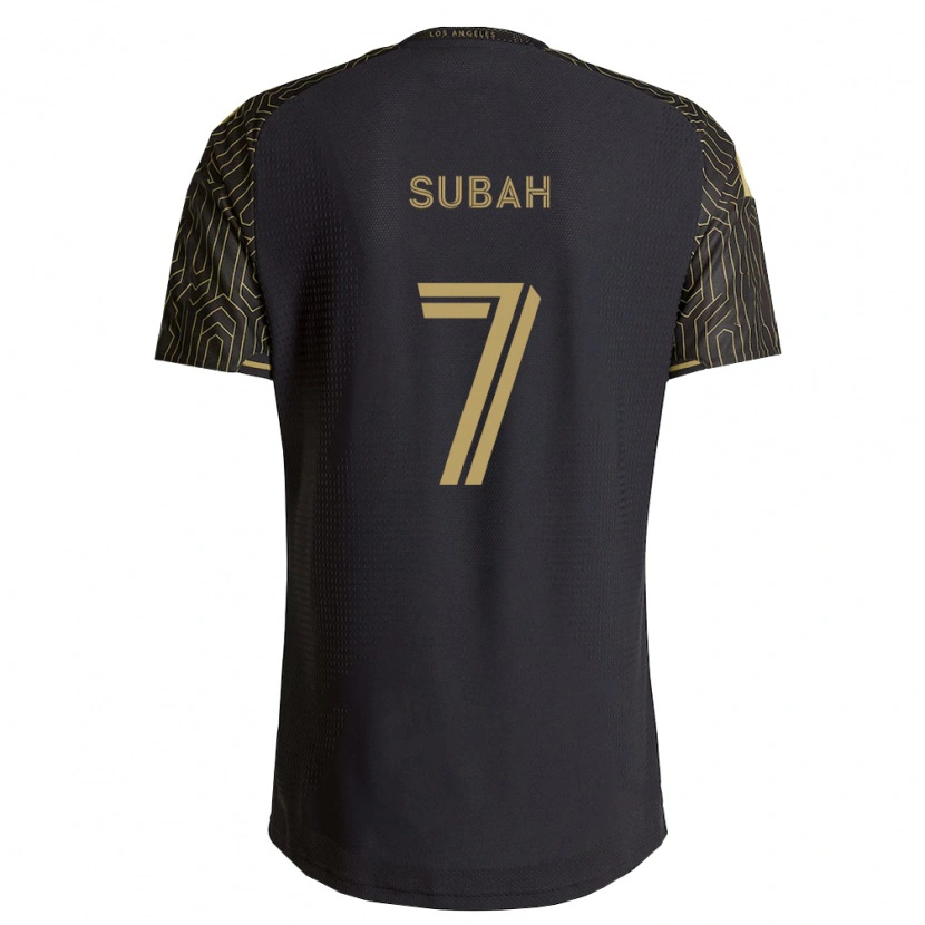 Danxen Niño Camiseta Yekeson Subah #7 Marrón Negro 1ª Equipación 2026/27 La Camisa México