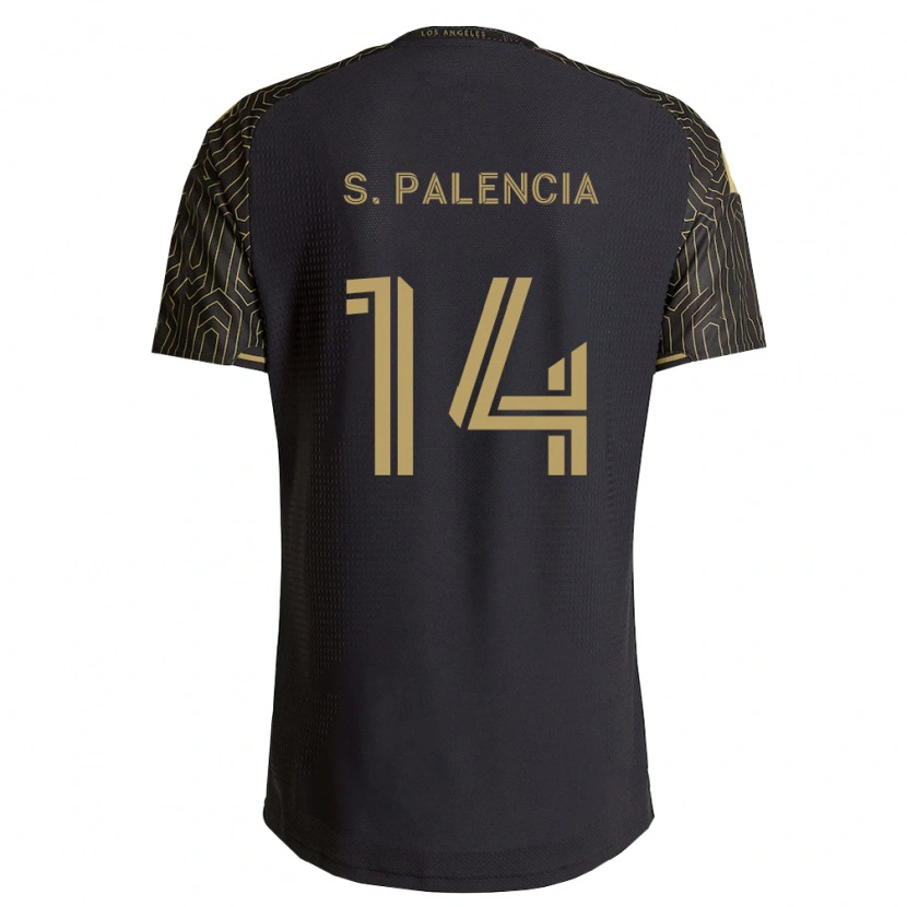 Danxen Niño Camiseta Sergi Palencia #14 Marrón Negro 1ª Equipación 2026/27 La Camisa México