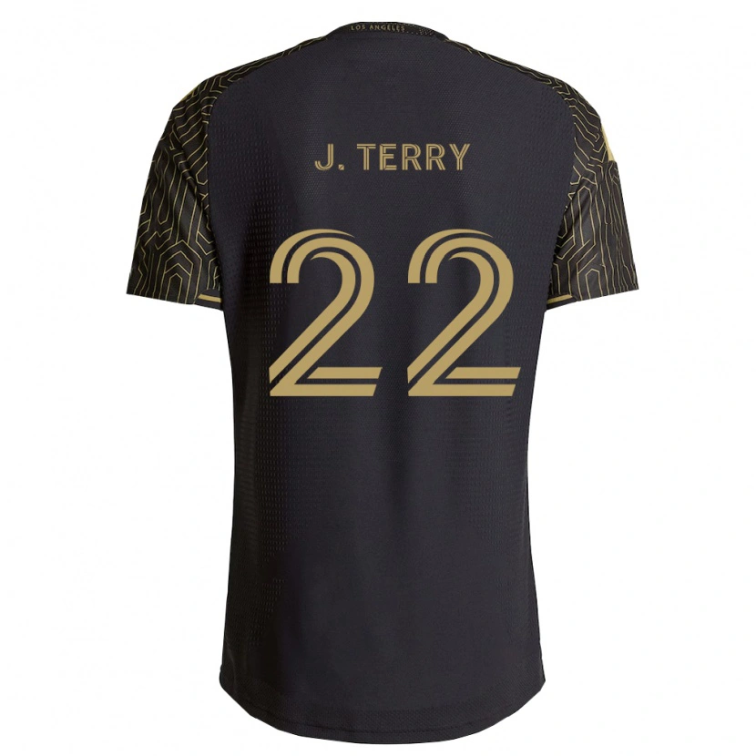 Danxen Niño Camiseta Jude Terry #22 Marrón Negro 1ª Equipación 2026/27 La Camisa México