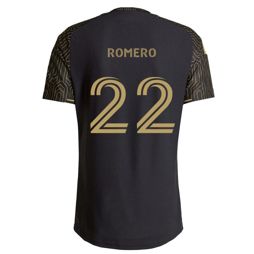 Danxen Niño Camiseta Abraham Romero #22 Marrón Negro 1ª Equipación 2026/27 La Camisa México