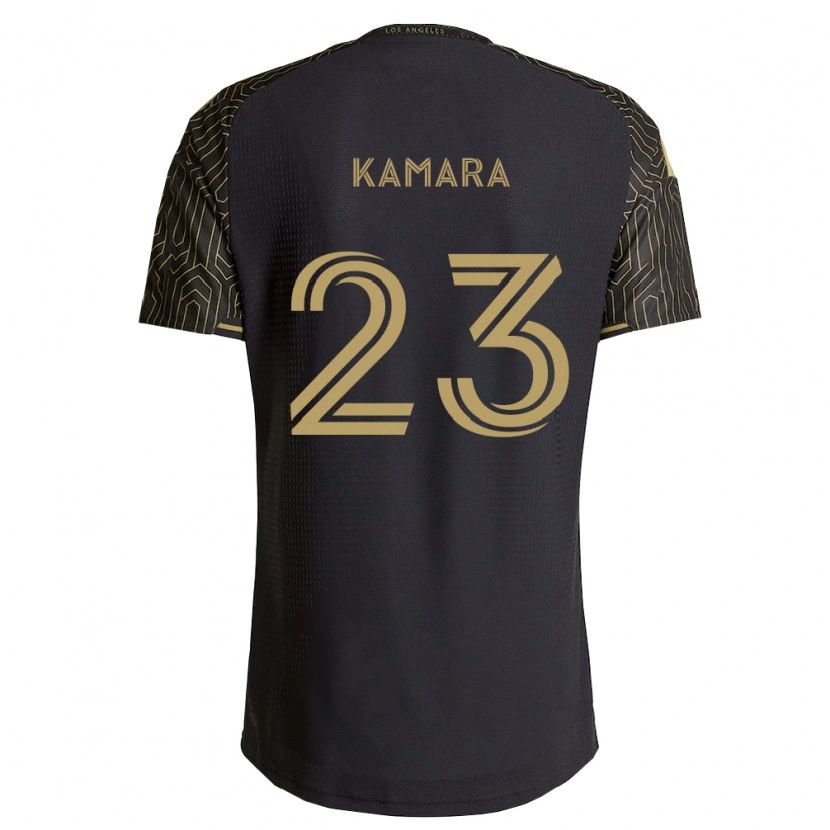 Danxen Niño Camiseta Kei Kamara #23 Marrón Negro 1ª Equipación 2026/27 La Camisa México