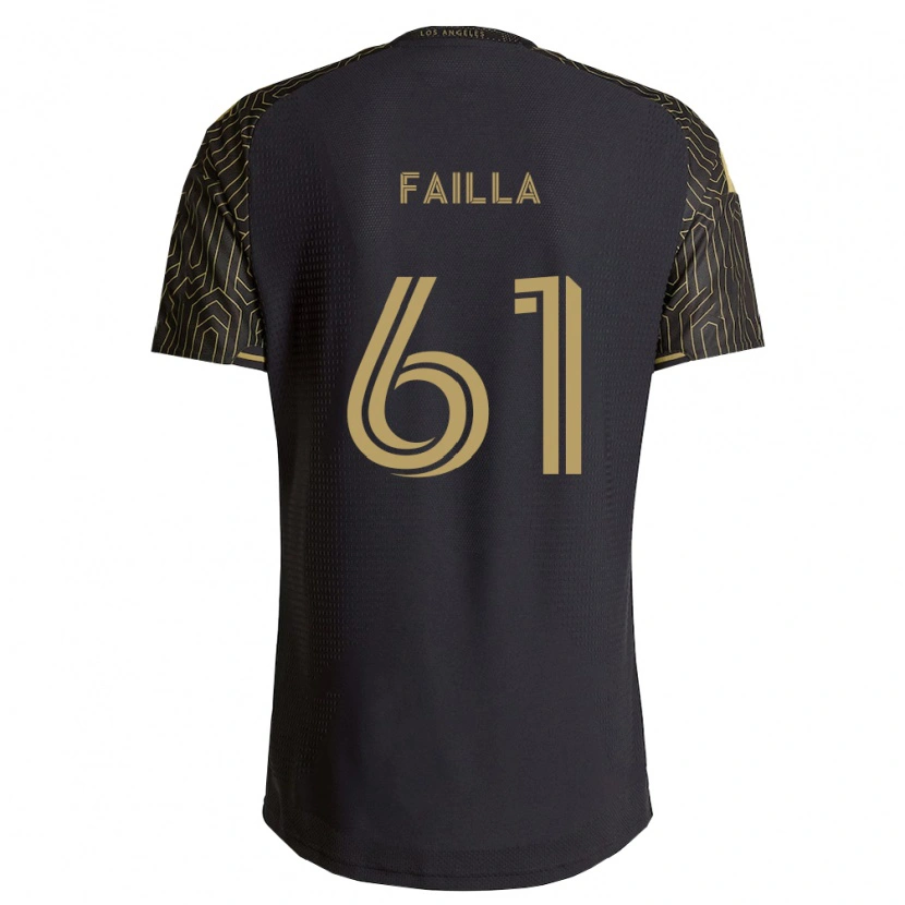 Danxen Niño Camiseta Benjamín Failla #61 Marrón Negro 1ª Equipación 2026/27 La Camisa México