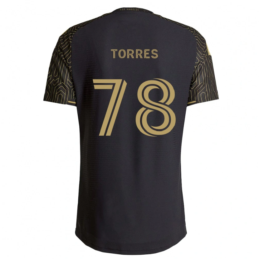 Danxen Niño Camiseta Lisandro Torres #78 Marrón Negro 1ª Equipación 2026/27 La Camisa México