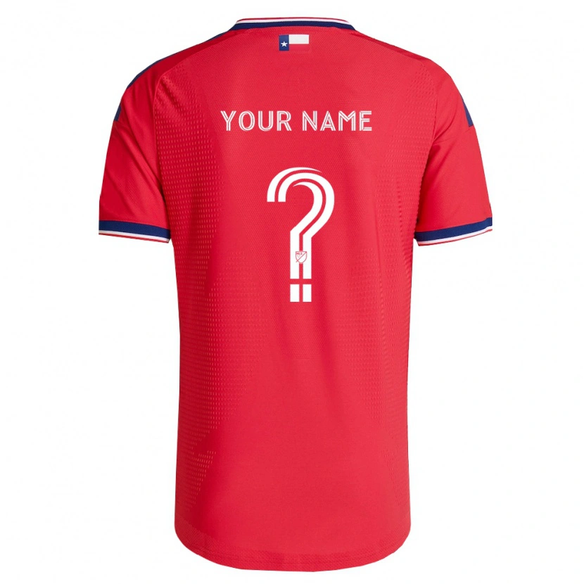 Danxen Niño Camiseta Su Nombre #0 Rojo Azul Blanco 1ª Equipación 2026/27 La Camisa México