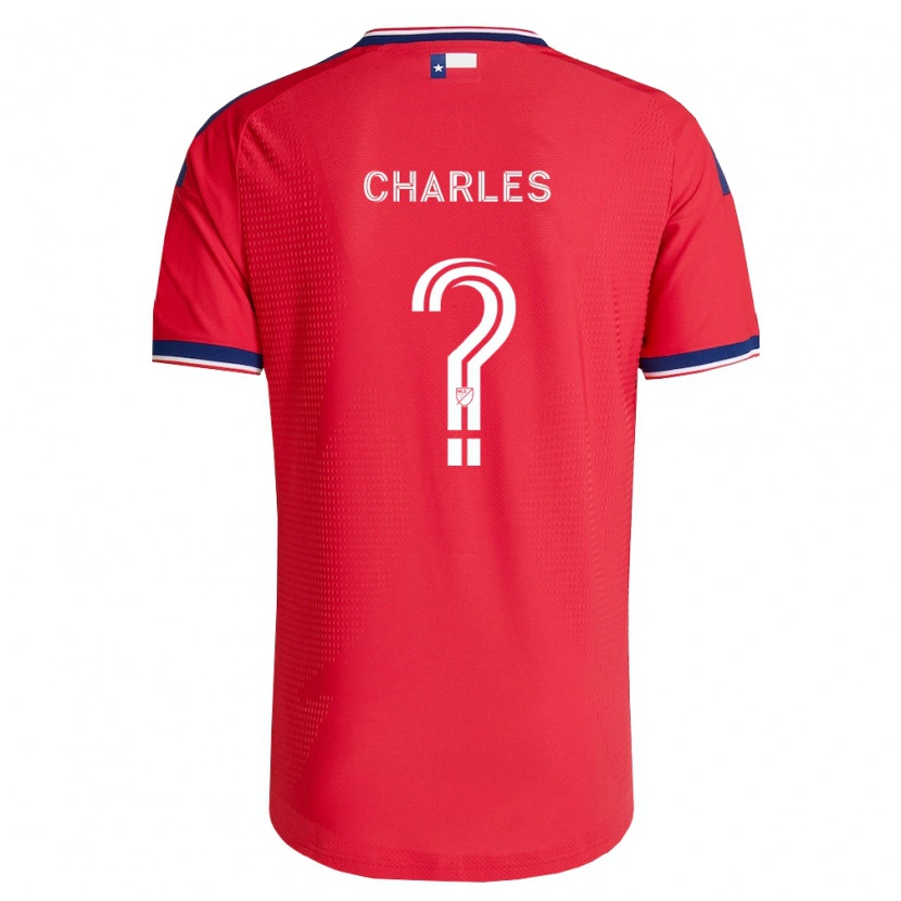 Danxen Niño Camiseta Ian Charles #0 Rojo Azul Blanco 1ª Equipación 2026/27 La Camisa México