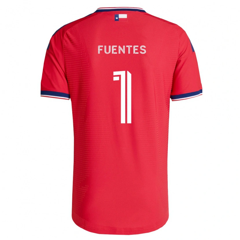 Danxen Niño Camiseta Eliezer Fuentes #1 Rojo Azul Blanco 1ª Equipación 2026/27 La Camisa México