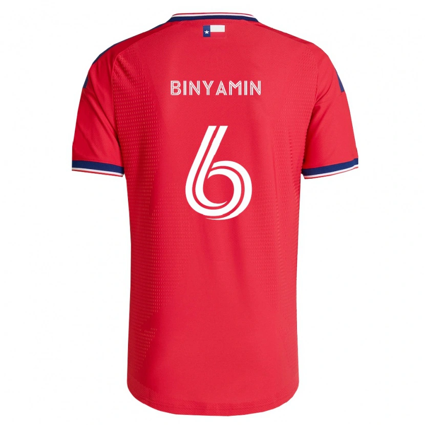 Danxen Niño Camiseta Ran Binyamin #6 Rojo Azul Blanco 1ª Equipación 2026/27 La Camisa México