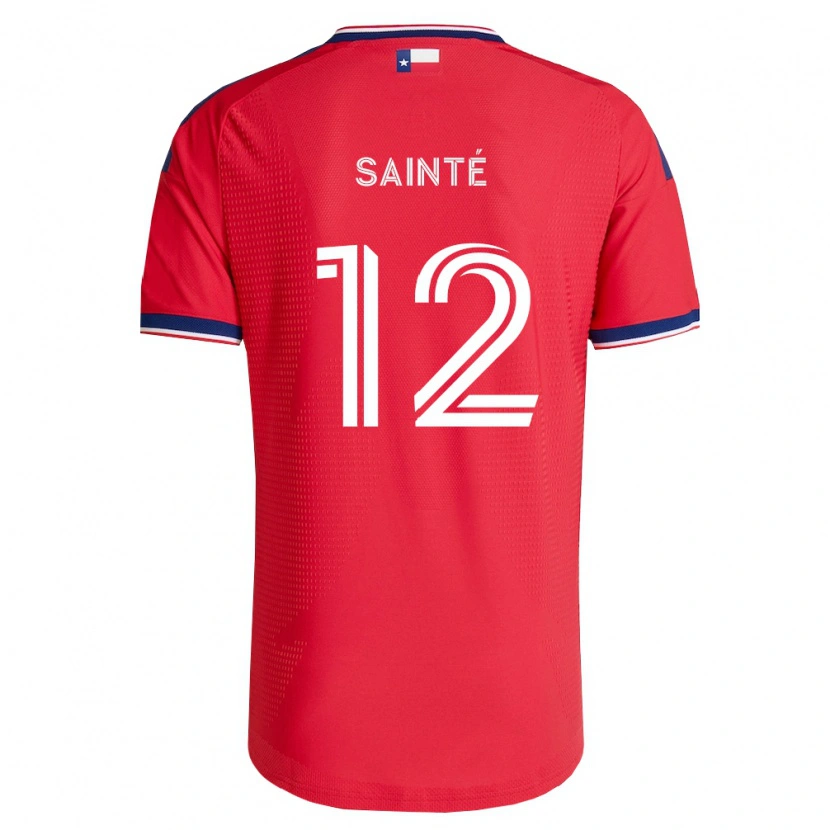 Danxen Niño Camiseta Carl Sainté #12 Rojo Azul Blanco 1ª Equipación 2026/27 La Camisa México
