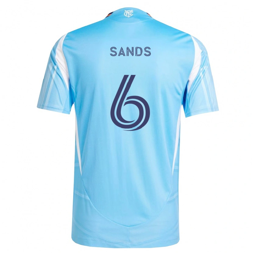 Danxen Niño Camiseta James Sands #6 Azul Cielo Blanco 1ª Equipación 2026/27 La Camisa México