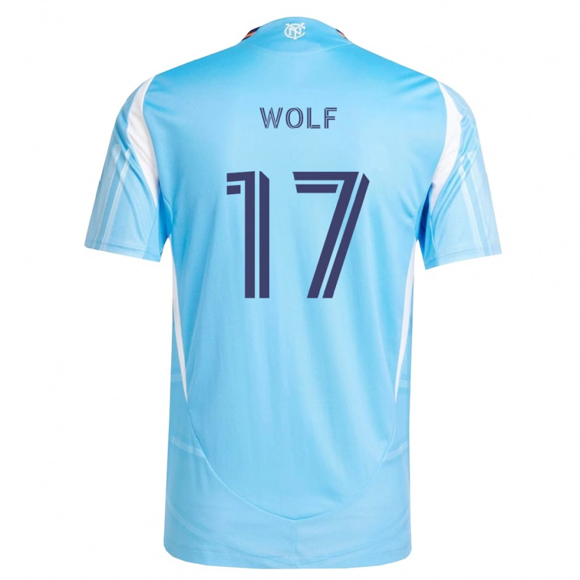 Danxen Niño Camiseta Hannes Wolf #17 Azul Cielo Blanco 1ª Equipación 2026/27 La Camisa México