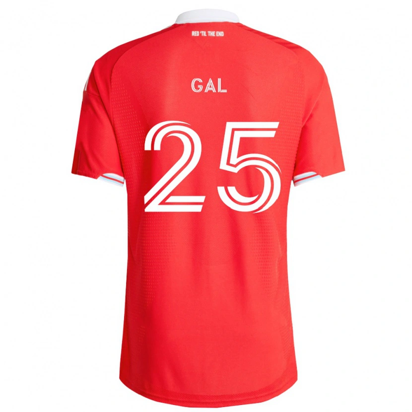 Danxen Niño Camiseta Jeff Gal #25 Rojo Azul Profundo Blanco 1ª Equipación 2026/27 La Camisa México