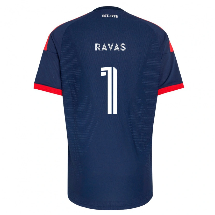 Danxen Niño Camiseta Henrich Ravas #1 Azul Real Rojo Blanco 1ª Equipación 2026/27 La Camisa México