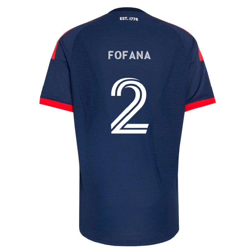 Danxen Niño Camiseta Mamadou Fofana #2 Azul Real Rojo Blanco 1ª Equipación 2026/27 La Camisa México