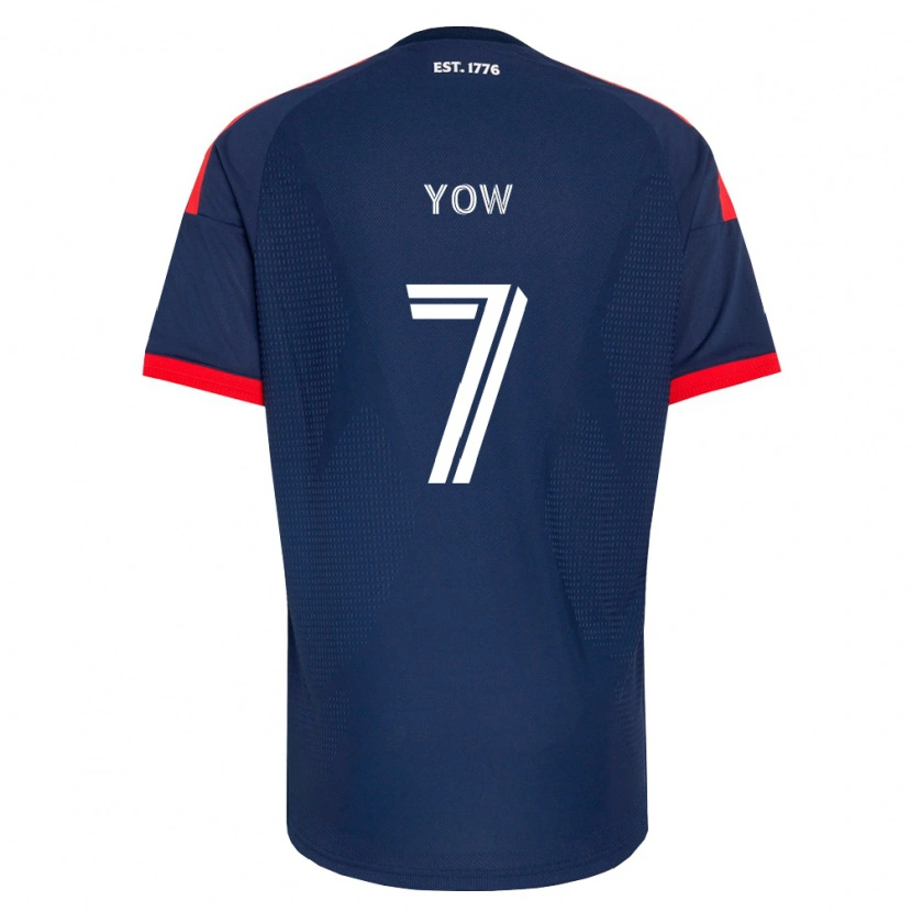 Danxen Niño Camiseta Griffin Yow #7 Azul Real Rojo Blanco 1ª Equipación 2026/27 La Camisa México