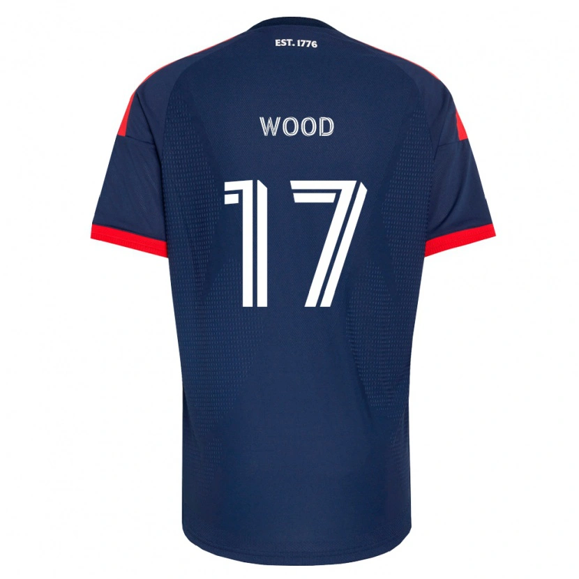 Danxen Niño Camiseta Bobby Wood #17 Azul Real Rojo Blanco 1ª Equipación 2026/27 La Camisa México