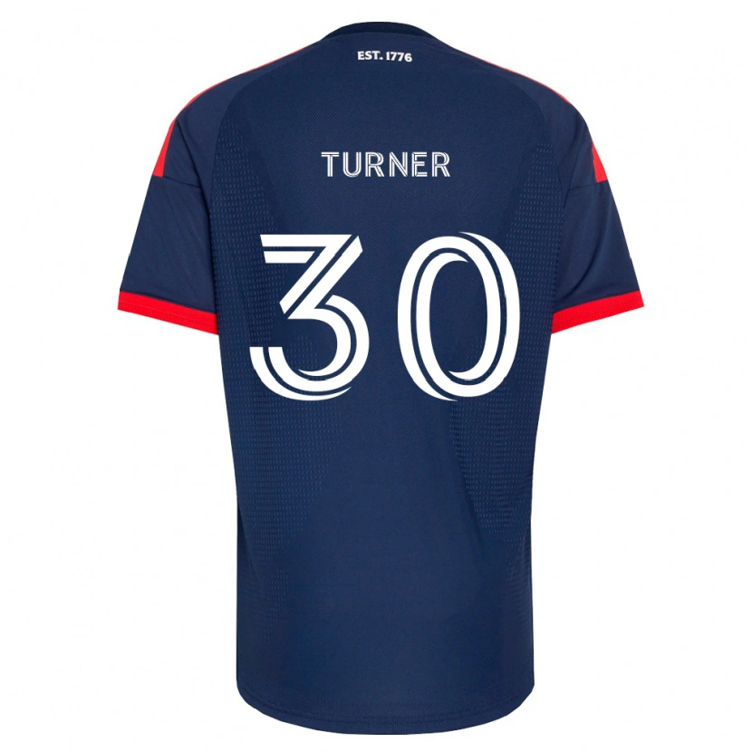 Danxen Niño Camiseta Matt Turner #30 Azul Real Rojo Blanco 1ª Equipación 2026/27 La Camisa México