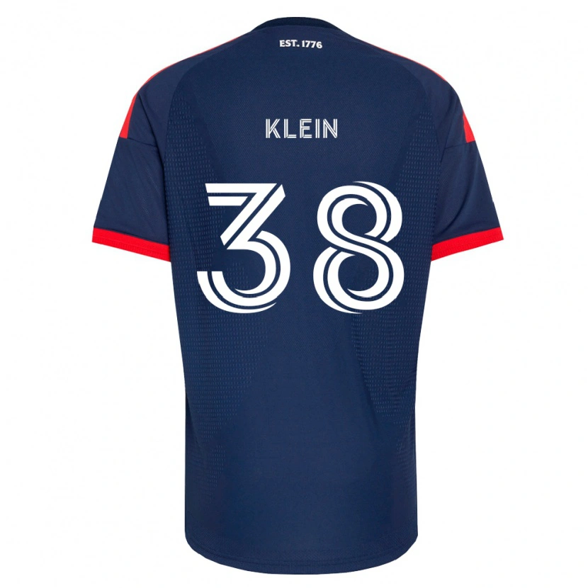 Danxen Niño Camiseta Eric Klein #38 Azul Real Rojo Blanco 1ª Equipación 2026/27 La Camisa México