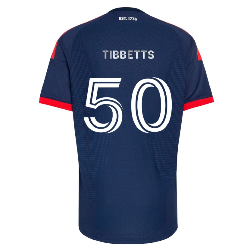 Danxen Niño Camiseta Matthew Tibbetts #50 Azul Real Rojo Blanco 1ª Equipación 2026/27 La Camisa México