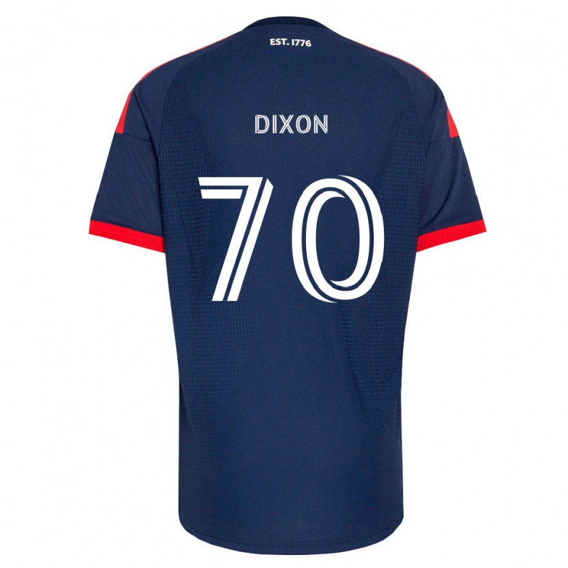 Danxen Niño Camiseta Daniel Dixon #70 Azul Real Rojo Blanco 1ª Equipación 2026/27 La Camisa México