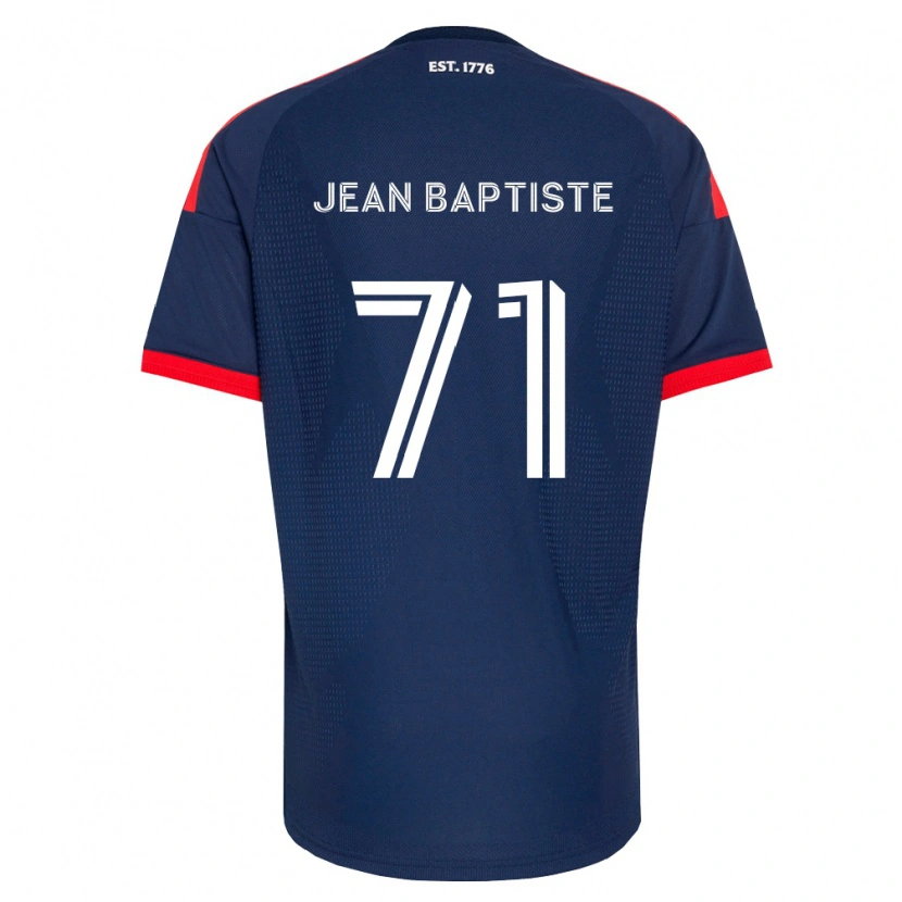 Danxen Niño Camiseta Matthew Jean Baptiste #71 Azul Real Rojo Blanco 1ª Equipación 2026/27 La Camisa México