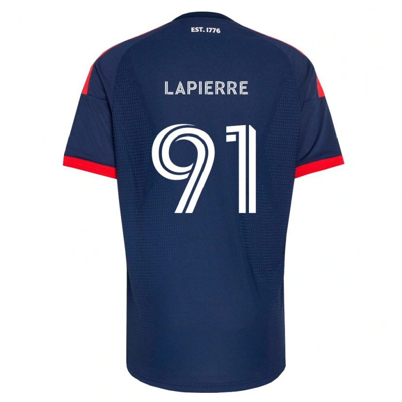 Danxen Niño Camiseta Zach Lapierre #91 Azul Real Rojo Blanco 1ª Equipación 2026/27 La Camisa México