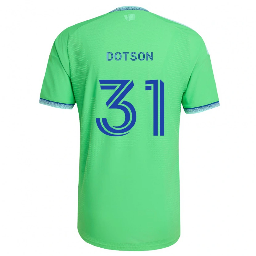 Danxen Niño Camiseta Hassani Dotson #31 Verde Azul Claro 1ª Equipación 2026/27 La Camisa México