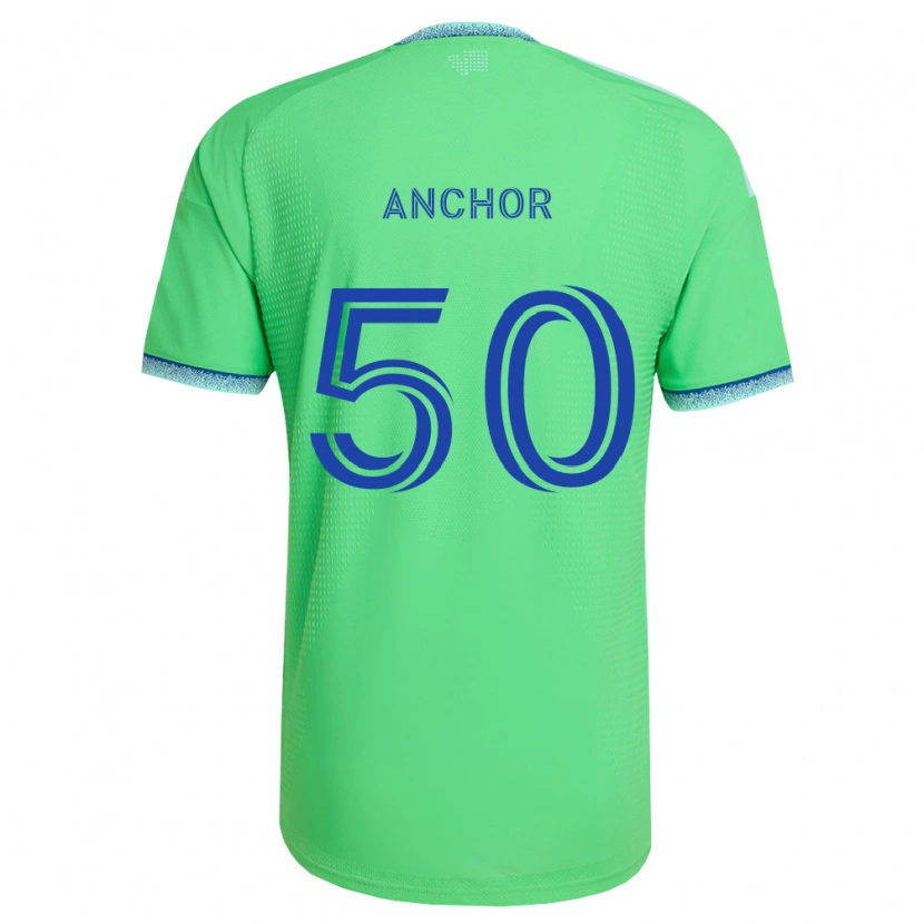 Danxen Niño Camiseta Max Anchor #50 Verde Azul Claro 1ª Equipación 2026/27 La Camisa México