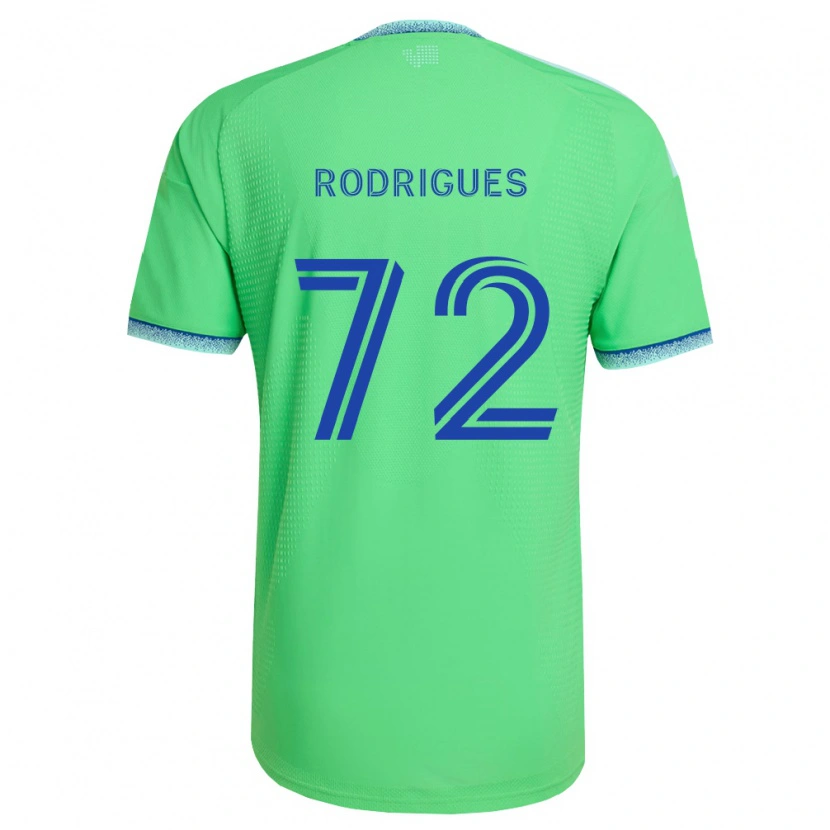 Danxen Niño Camiseta Braudílio Rodrigues #72 Verde Azul Claro 1ª Equipación 2026/27 La Camisa México