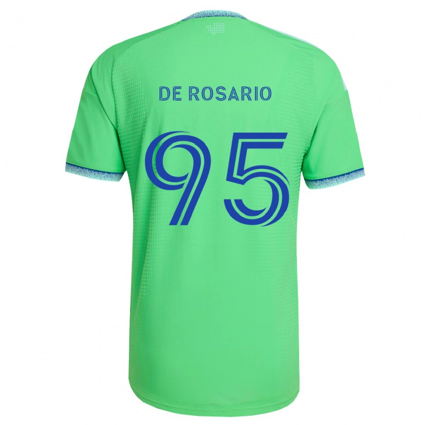 Danxen Niño Camiseta Osaze De Rosario #95 Verde Azul Claro 1ª Equipación 2026/27 La Camisa México