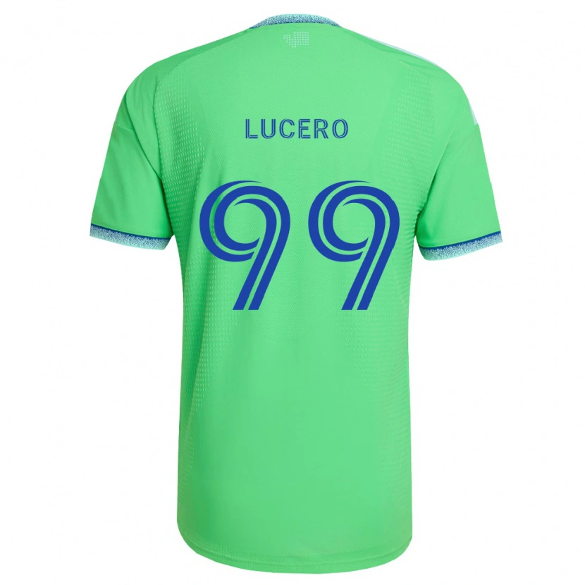 Danxen Niño Camiseta Landon Lucero #99 Verde Azul Claro 1ª Equipación 2026/27 La Camisa México