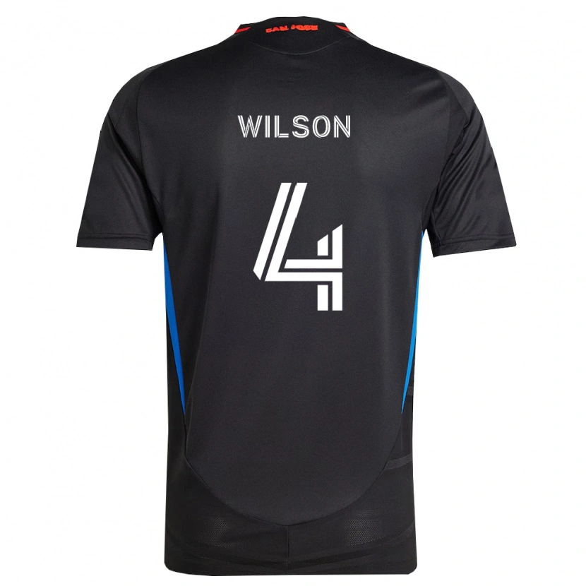 Danxen Niño Camiseta Bruno Wilson #4 Azul Blanco Negro 1ª Equipación 2026/27 La Camisa México
