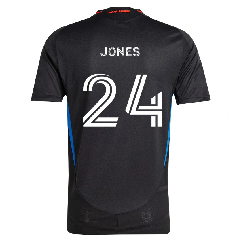 Danxen Niño Camiseta Dejuan Jones #24 Azul Blanco Negro 1ª Equipación 2026/27 La Camisa México