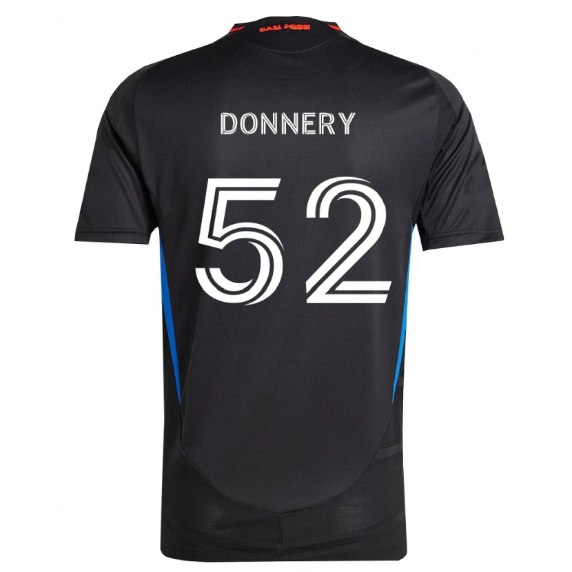 Danxen Niño Camiseta Julian Donnery #52 Azul Blanco Negro 1ª Equipación 2026/27 La Camisa México