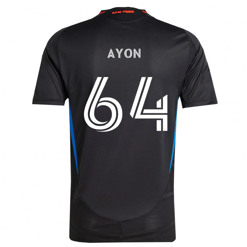 Danxen Niño Camiseta Jerry Ayon #64 Azul Blanco Negro 1ª Equipación 2026/27 La Camisa México