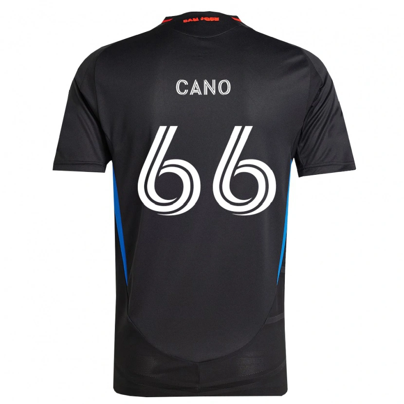 Danxen Niño Camiseta Alejandro Cano #66 Azul Blanco Negro 1ª Equipación 2026/27 La Camisa México